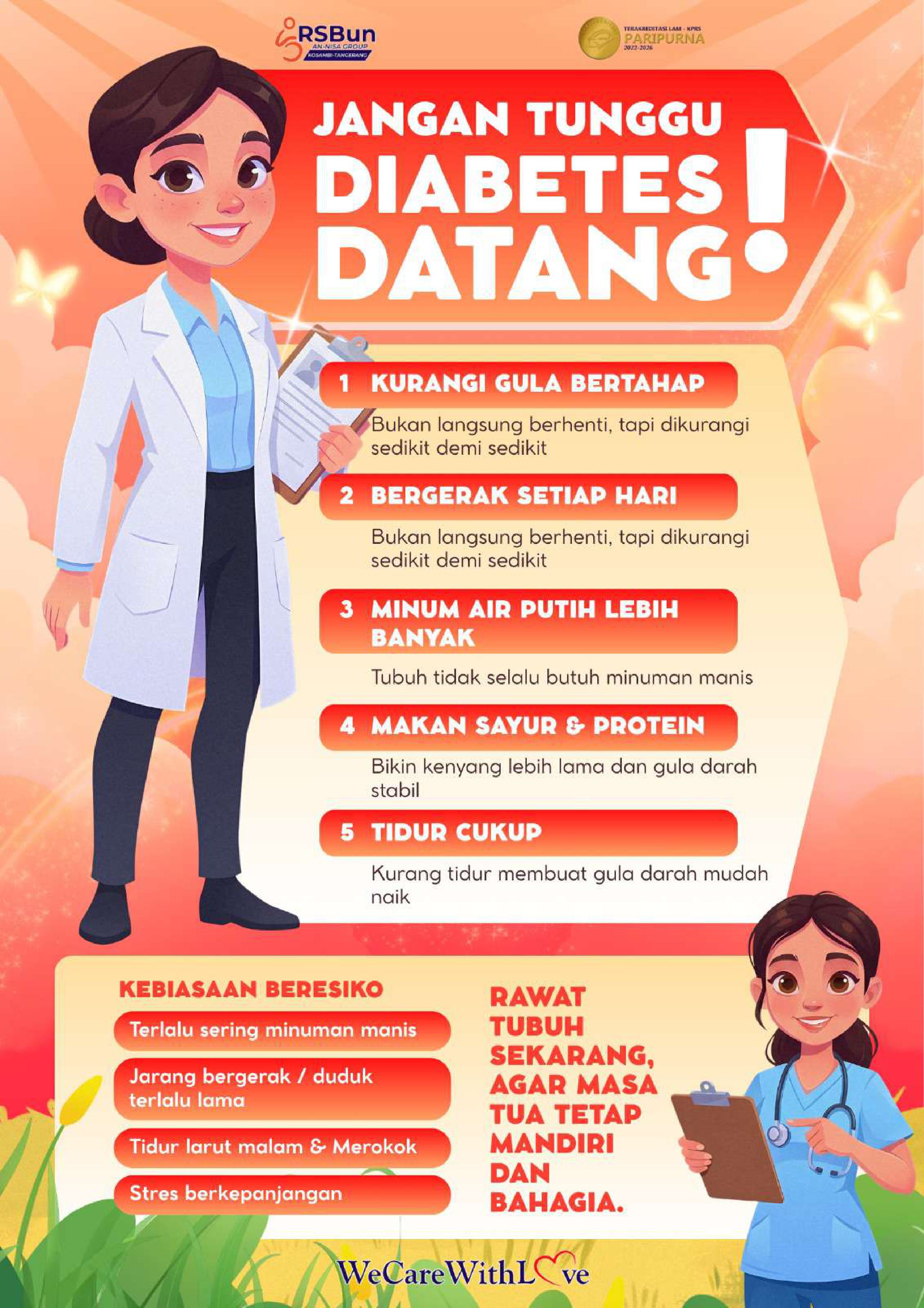 Tahukah Kamu? Ini Faktor Risiko Diabetes yang Perlu DIwaspadai